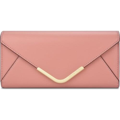 Geometry Women Wallet Made Of Leather Hasp Three Fold Long Card Holder With Zipper Coin Pocket Fashion Ladies Clutch Purse