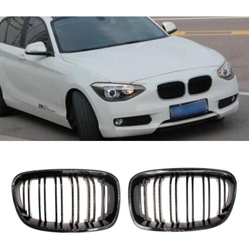 1Pair Grill Auto Front Bumper Grille Kidney Replacement Grilles For BMW 1 Series F20 F21 116i 118i 2012 2013 2014