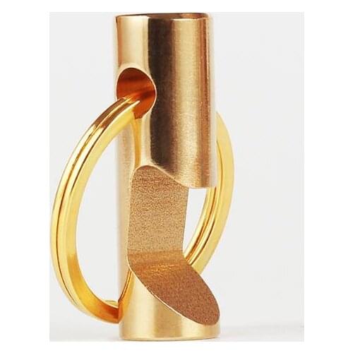 100pcs/lot Fast shipping Mini Cylinder Brass Bottle Opener EDC Beer openers With keychain keyring