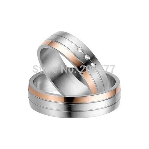 2014 western rose gold plating custom engagement rings and wedding bands rings jewelry rings sets for couples