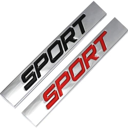 60% Dropshipping!Sport Car-Styling Vehicle Body Bumper Metal Emblem Badge Sticker Decoration