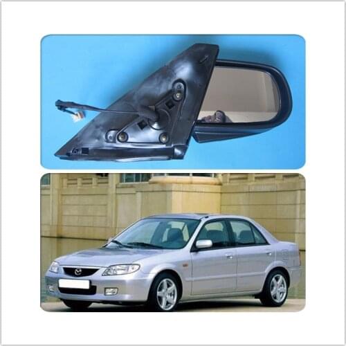 Car body part door rear view mirror for Mazda 323 family protege BJ 1998-2005