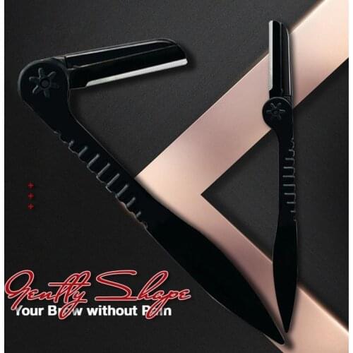 Pain-free Eyebrow Trimmer Portable Folding Eyebrow Trimmer Safe Painless Eyebrow Brow Shapers Portable Eyebrow Shaving Tool