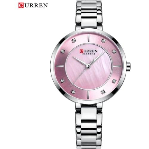 Curren Women Watches Luxury Brand Watch Bracelet Waterproof Ladies Wrist Watches For Women Quartz Clock Crystal Rhinestone Quart