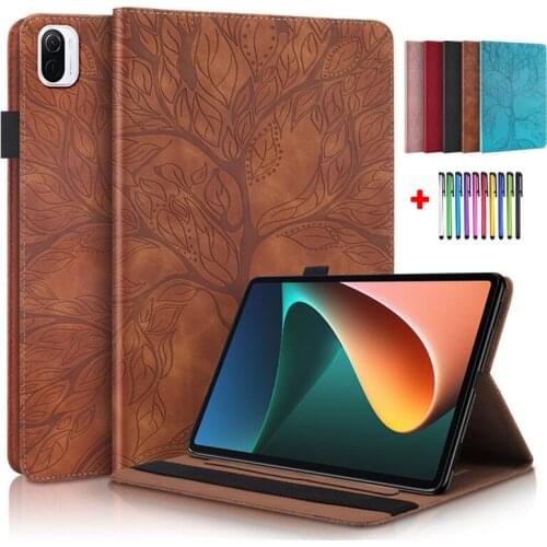 For Xiaomi Mi Pad 5 Pro Case PU Leather Wallet Card Tablet Shell Funda For Xiaomi Pad 5 Case Flip Cover For MiPad 5 Pro Coque