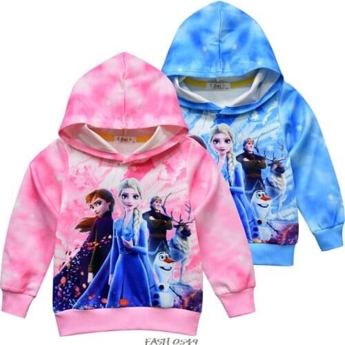 Disney Autumn New Childrens Clothing Frozen Elsa Jacket Boys Girls Baby Outing Clothes Jacket Children Zipper Cardigan Jacket