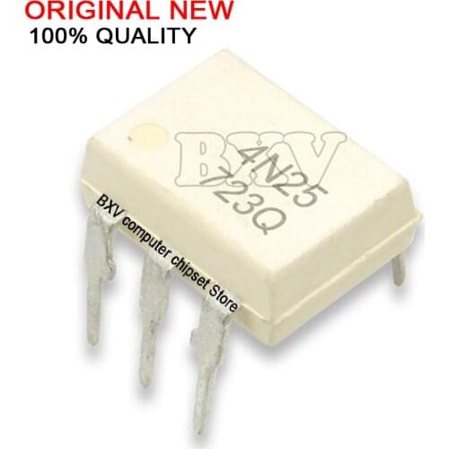 10PCS 4N25 DIP6 DIP DIP-6 photoelectric coupler new IC
