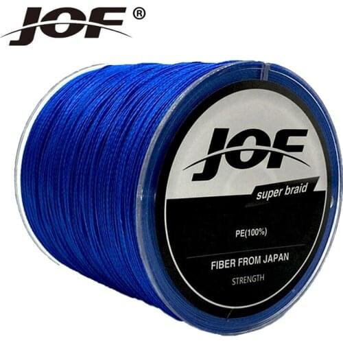 JOF 100% PE Super Strong Braided Fishing Line 4 Strands 100M Multicolour for Fly Carp Fishing#c0