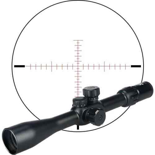Quality guarantee tactical side focus scope 6-24x42 SFIRF rifle scope red/green mil dot reticle hunting HK1-0282