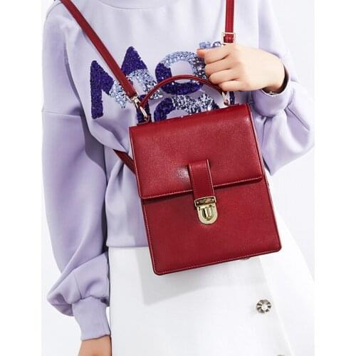 Fashion High Quality Leather Backpack Women School Rucksack College Style Double Shoulder Bags Satchel Women Backpacks Mochila