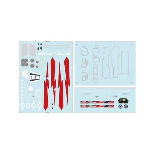 Decal Set for Freewing F35 V3 RC Plane F-35 EDF Jet Toy Model