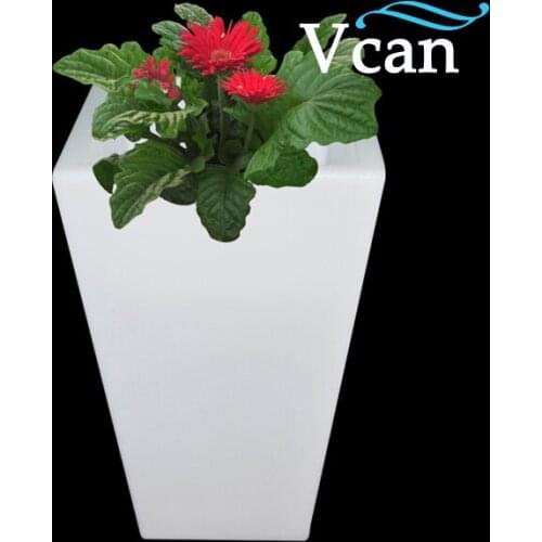 2016 new illuminated flash bar club kev decoration colourful waterproof sunshine flower pot VC-F4055