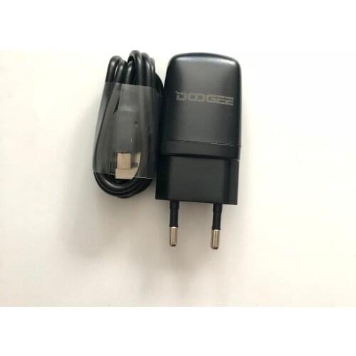 New Travel Charger + USB Cable USB Line For DOOGEE Y200 MTK6735 Quad Core Smartphone 5.5inch HD 1280x720