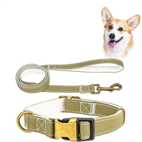 New Tactical Dog Collar Small Medium Large Dog Collars Leash Walking Training Durable Dog Collar Control Handle Pets Accessories