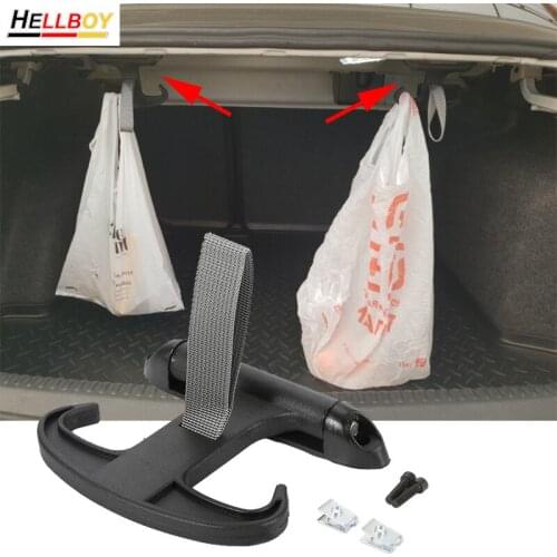 Car Trunk Organizer Cargo Grocery Bag Hook Holder Hanger Parts For VW Polo 6r 6c Golf 7 mk7 mk5 mk6 Jetta Scirocco mk2 Touran
