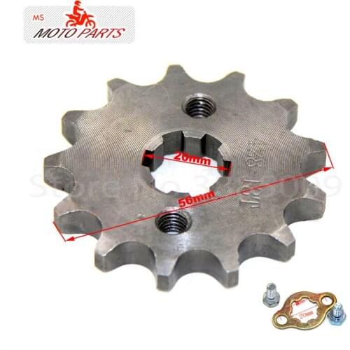 428 13T Tooth 20mm ID Front Engine Sprocket for Stomp YCF Upower Dirt Pit Bike ATV Quad Go Kart Moped Buggy Scooter Motorcycle