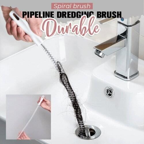 Wonderlife Pipeline Dredging Brush Sewer Cleaning Plastic Hook Home Drain Dredge Device Bathroom Toilet Tool Sewer Kitchen