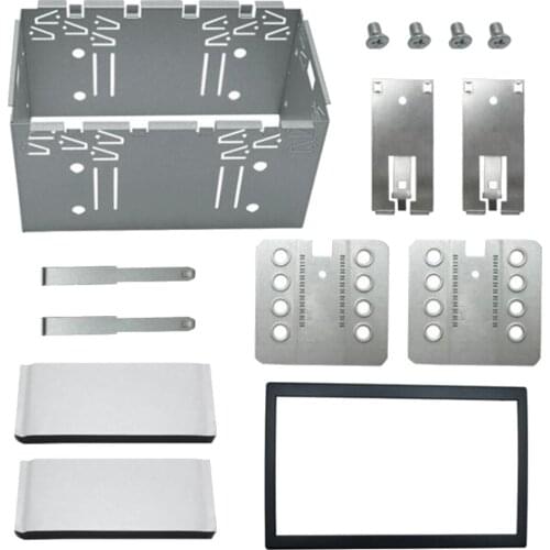 Universal Car Double Din Installation Kit for 2 DIN In Dash Car Stereo Radio