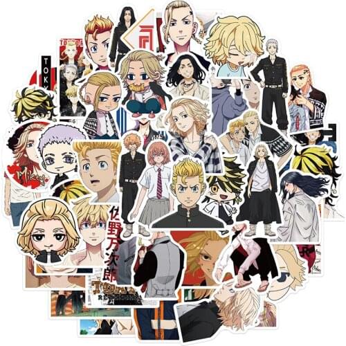 10/30/50Pcs Anime Tokyo Revengers Graffiti Sticker Waterproof Fridge Guitar Laptop Motorcycle Decal Skateboard Classic Toy Gifts
