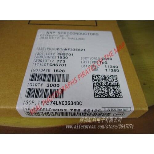 10pcs/lot 74LVC3G34DC VSSOP8 74LVC3G34 In Stock