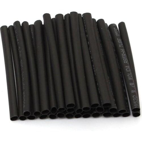 127Pcs/set Black Glue Weatherproof Heat Shrink Sleeving Tubing Tube Assortment Kit Heat Shrink Tube