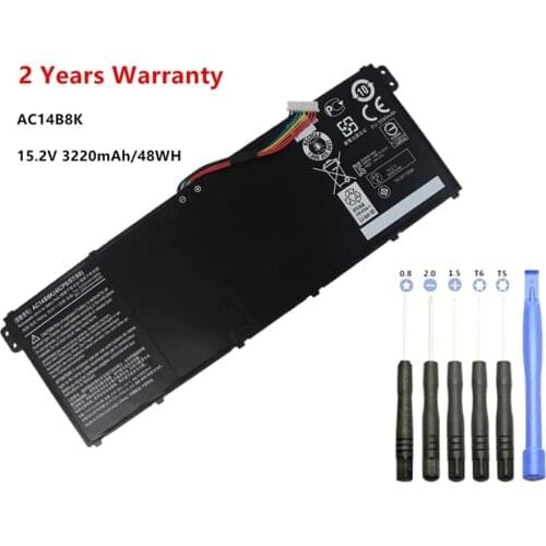 15.2V 3220mAh AC14B8K Laptop Battery for Acer Aspire B115-MP E3-111 E3-721 E5-771 R3-131T TravelMate B115-M P236-M