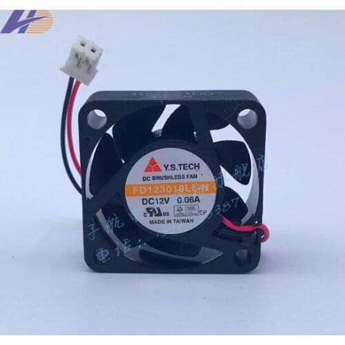 Y.S.TECH FD123010LL-N 3010 12V 0.06A 30*30*10MM 2 line hydraulic silent fan