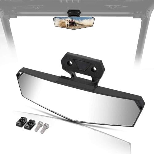 2020 2021 RZR UTV KEMIMOTO rearview Center Rear View Mirror For Polaris RZR PRO XP / XP 4 2883763 aluminum mount