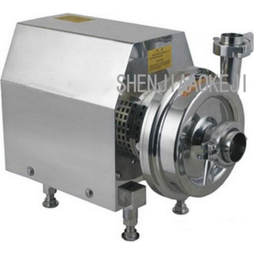 380V Single-stage pipeline booster pump stainless steel centrifugal pump for milk, dairy, drink 50Hz 0.75KW 1PC