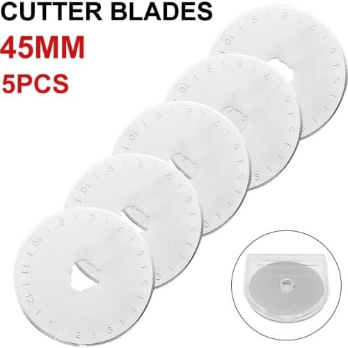 45mm Rotary Cutter Blades Fabric Leather Circular Blade DIY Patchwork Sewing Quilting Tools For Olfa Fiskars