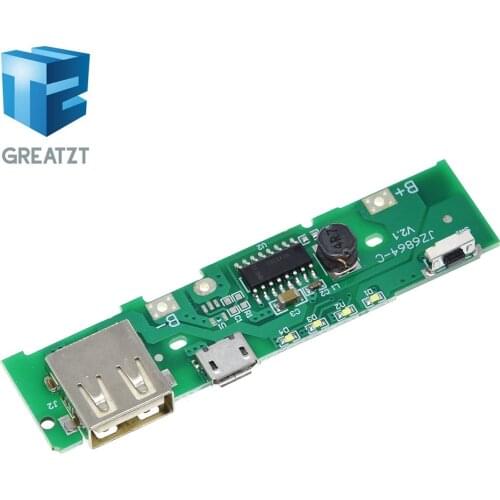 5V 1A Power Bank 18650 Charger Board Module Charging Circuit PCB Board Power Supply Step Up Boost Mobile Phone For Battery DIY