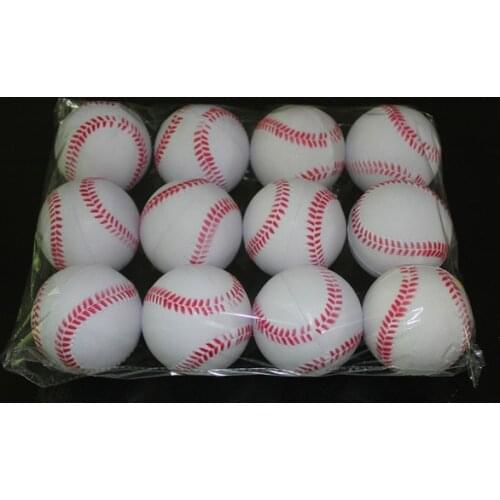 7.2CM Diameter PU Soft Baseball Exercise Throwing Softball Training Solid ball