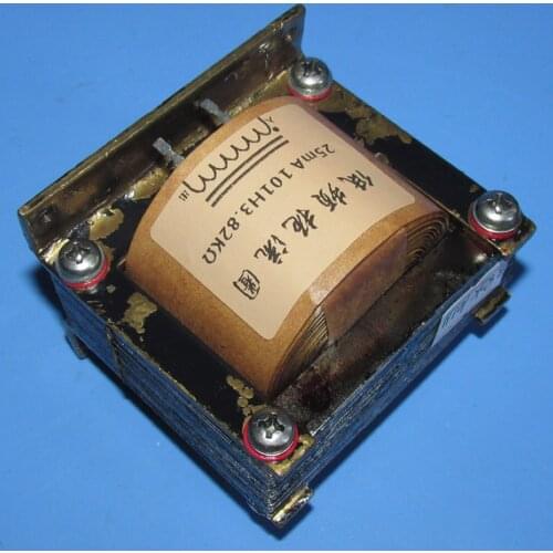 Large specification EE68X25mm permalloy material is wound with 100H 25mA low frequency choke coil for tube machine