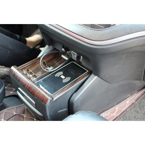 For Honda Odyssey ELYSION 2016-2019 Car Center Container Box With Wireless Charger