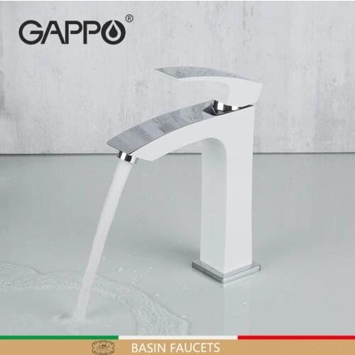 Gappo Bathroom Basin Faucet Chrome Faucet Basin Tap Waterfall Deck Mount Hot Cold Water Mixer Torneira Para Banheiro G1007-78