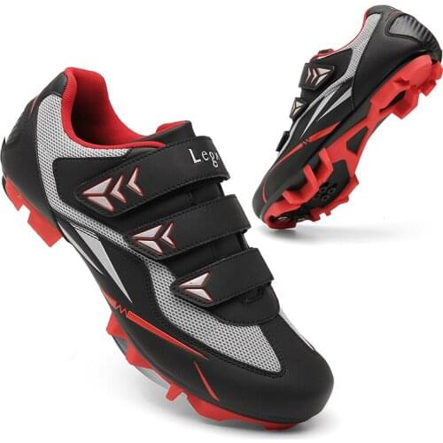 Unisex Cycling Sneakers Mtb Breathable Mountain Bike Shoes Men Non-Slip Women Bicycle Sports Shoes Black Teenage Bike Sneaker