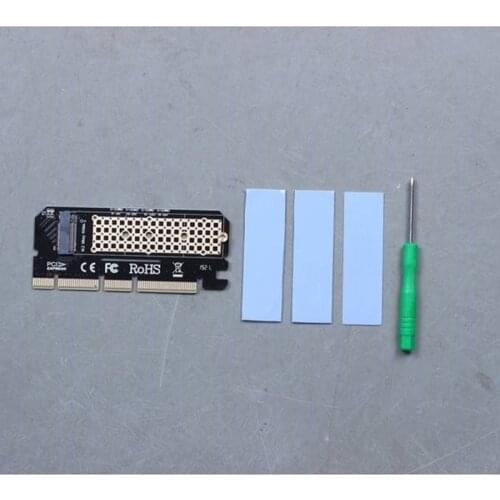 M.2 NVMe SSD NGFF to PCIE 3.0 X16 Adapter M Key Interface Card Suppor PCI Express 3.0 x4 2230-2280 Size m.2 Full Speed