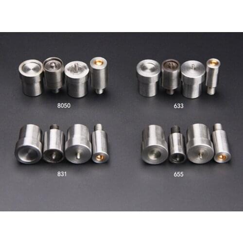 10mm 12.5mm 15mm Metal Snap Fasteners Button Dies Mould Tool snaps installation tools For DIY Craft Supplies