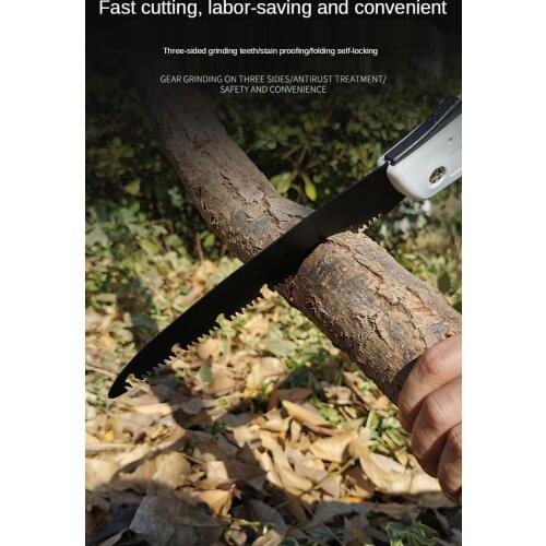 Small hand-held woodworking saw for household use, quick universal folding hand saw, universal wood sawing, magic hand saw