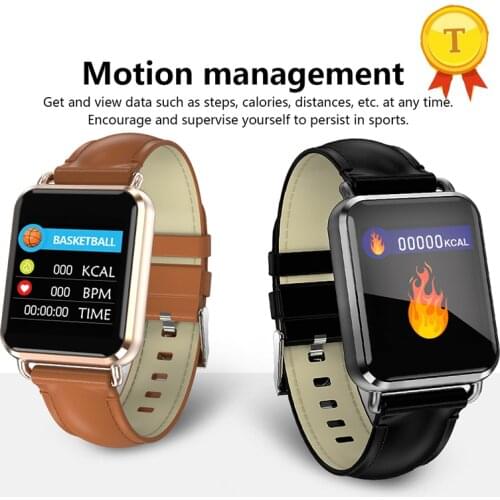 2019 new arrive Bigger touch Screen ECG +PPG Smart Watch wristband Electrocardiogram Man Blood Pressure Call sms Message Push