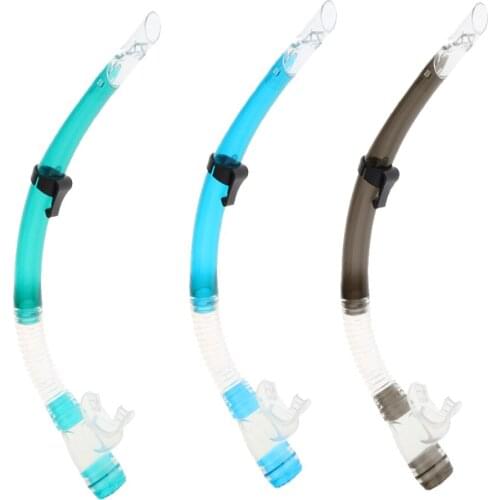 Swim Semi-Dry Snorkel Swim Mouthpiece with Clip Accessory