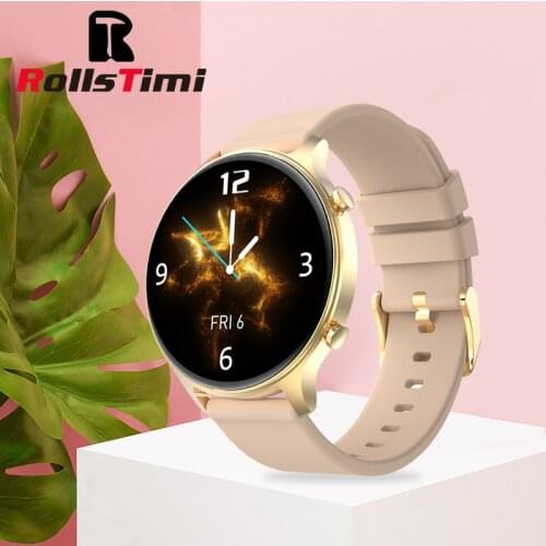 Rollstimi 2021 Multifunctional Smart Watch IP67 Waterproof Sports Fitness Heart Rate Monitoring Clock Mens Lady Clock Wristband