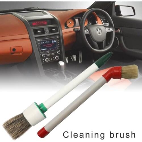 Car Cleaning Brush Tire Lubricating Paste Round Head Brush Car Interior Exterior Cleaning Brush Round Head Brush