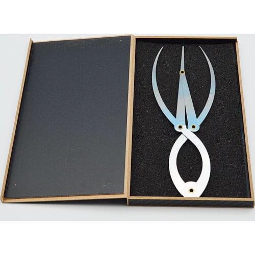 1pcs 3 Prong Stainless Steel Golden Mean Calipers For Permanent Eyebrow Tattoo Shaping Tool