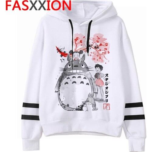 Totoro Studio Ghibli hoodies female hip hop printed grunge graphic women hoddies Oversized
