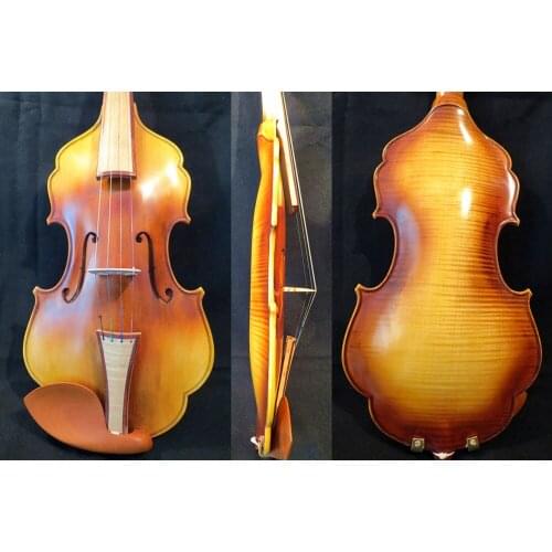 Unique design baroque style no rib violin 4/4, clear and melodious #14629