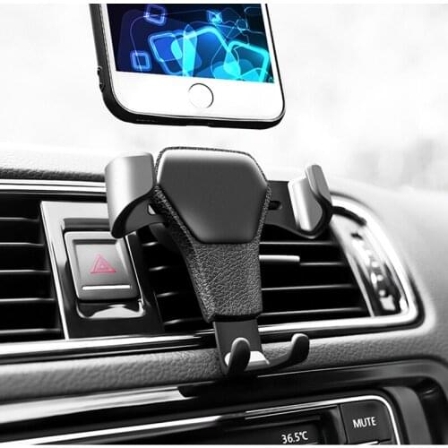 Universal Car Gravity Sensor Mounting Air Outlet Mobile Phone Holder For Mitsubishi ASX Outlander Lancer Evolution Pajero Eclips