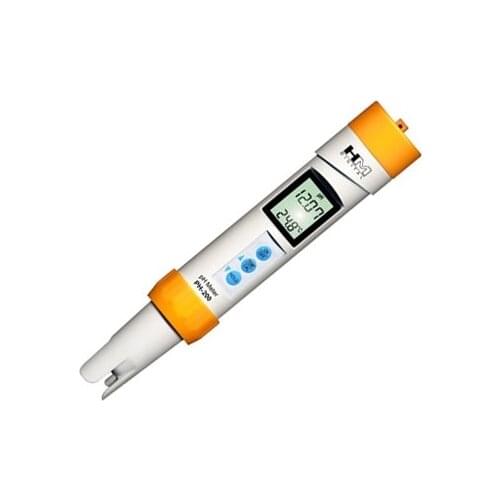 Waterproof pH Temperature Meter Tester CE Certification Replaceable Electrode Auto-ranging 3 points Calibration