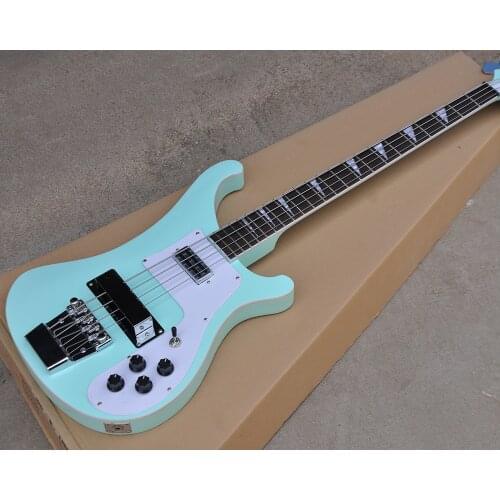 Factory Outlet-4 Strings Sky Blue Electric Bass with 22 Frets,Rosewood Fretboard