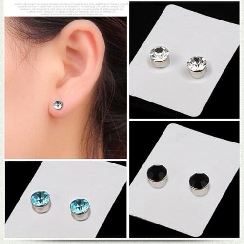 Slimming Patch Lose Weight Health Slimming Magnets of Lazy Paste Stimulating Acupoints Magnetic Stud Earrings 1 Pair